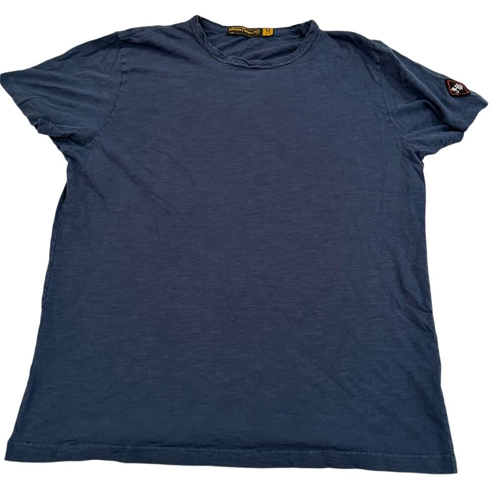 Johnson Motors Inc Navy Blue Crew Neck T-Shirt Size M